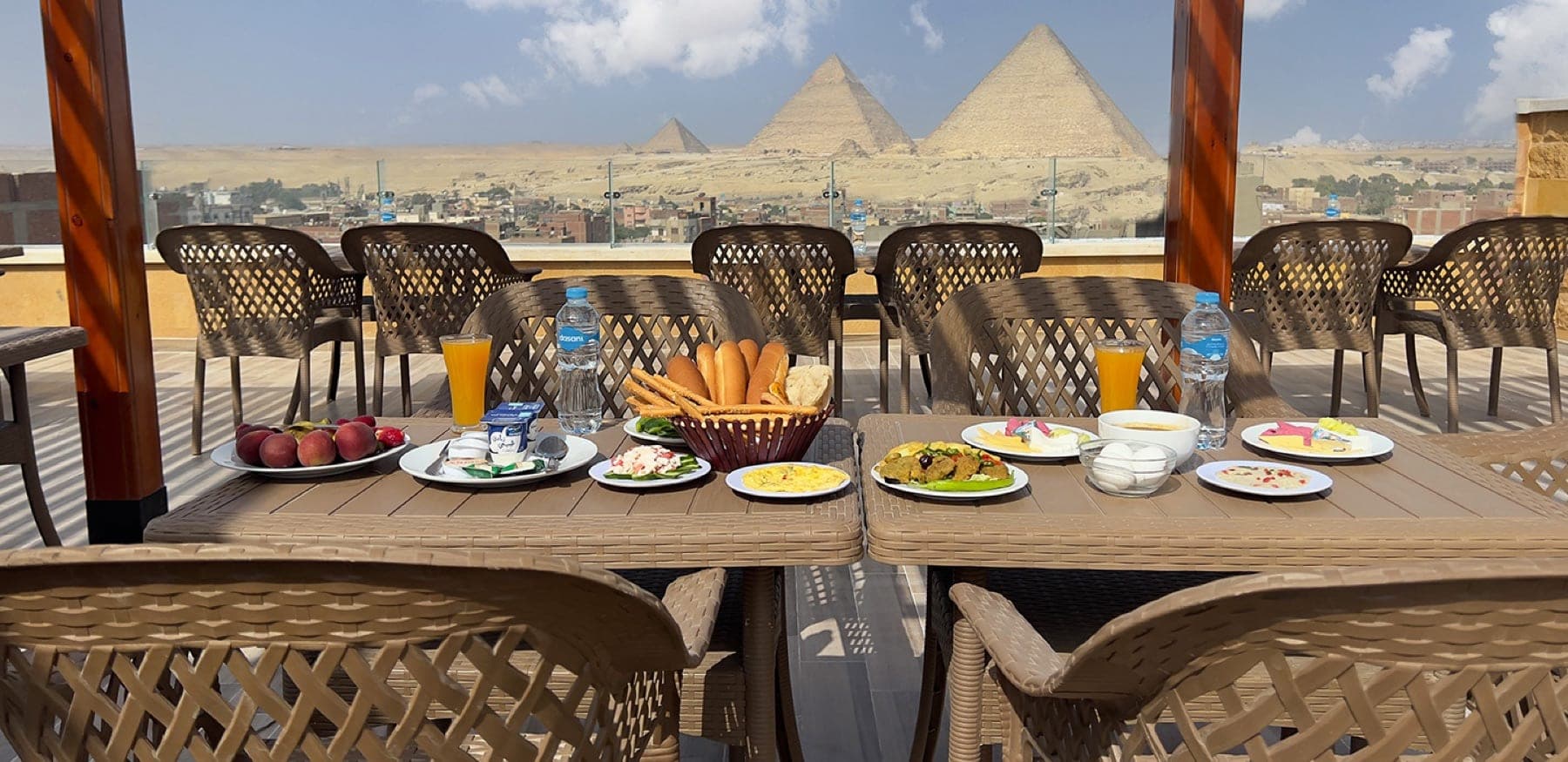 Celia Pyramids View